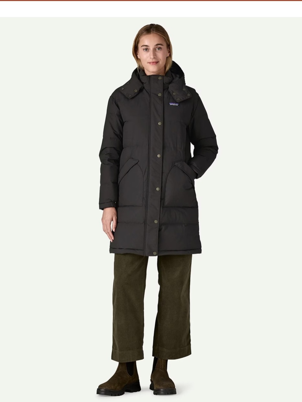NWT Patagonia Black Downdrift Parka - Picture 2 of 8